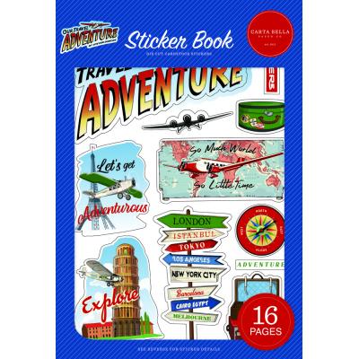 Carta Bella Our Travel Adventure - Sticker Book